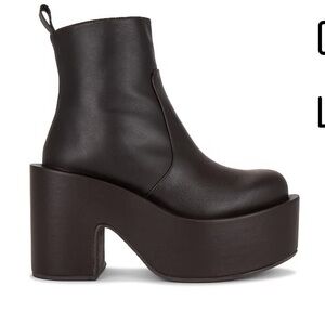 Free People NWT Paloma Barcelo Brown high Heel Platform Boot comfortable HOT❤️🌈